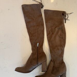 Marc Fisher Brown Over-the-Knee suede Boots size 8